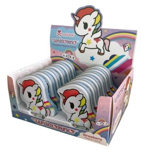 Boston America Tokidoki Unicorno Strawberry Unicorn Candy Tin 12ct